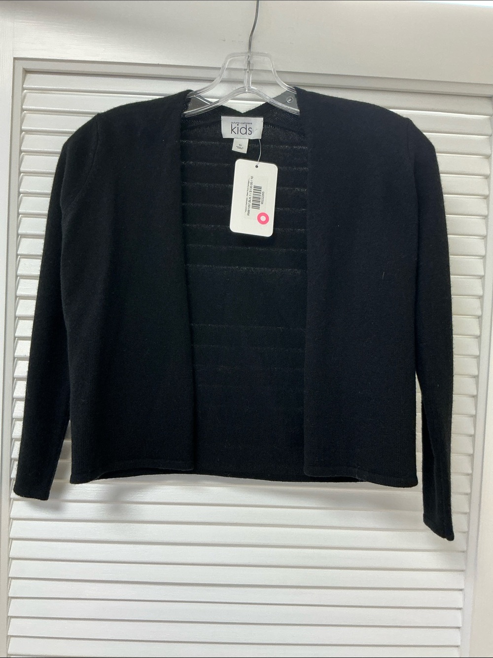 AUTUMN CASHMERE - OPEN FRONT CARDIGAN - BLACK